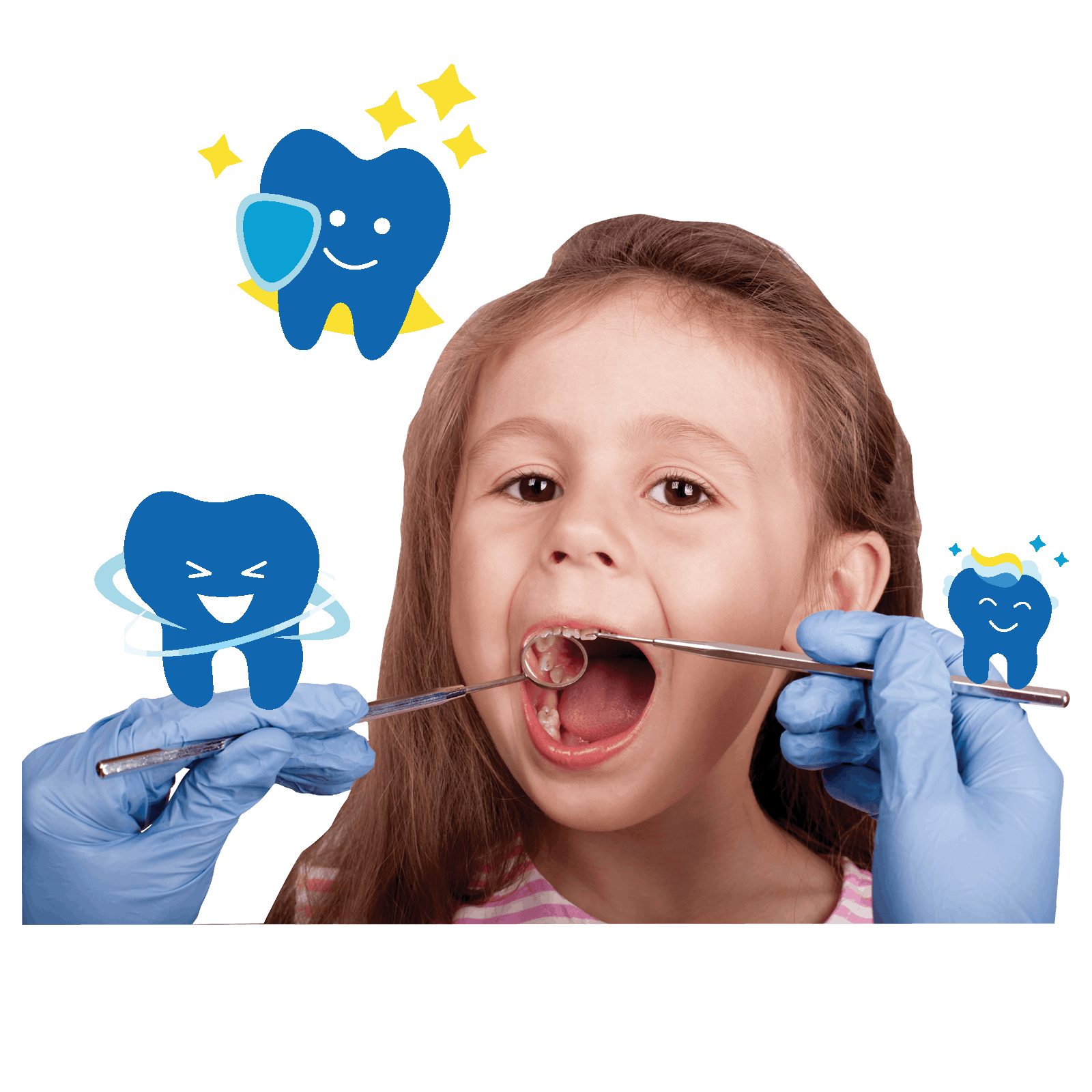 Sunbird Ortho - girl young teeth check tooth